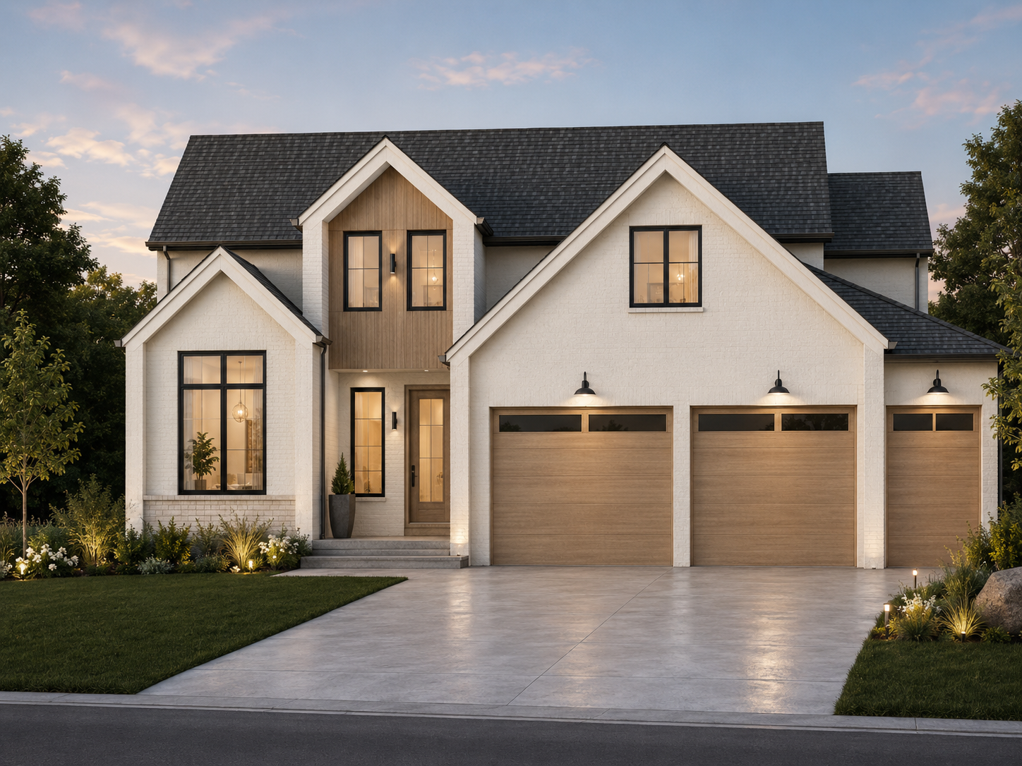 6714 Oak Ridge Dr — modern farmhouse custom home by AG Custom Homes in Shawnee, KS